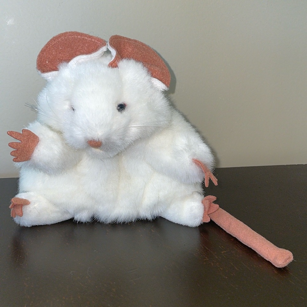 🤎FOLKMANIS White Mouse Puppet